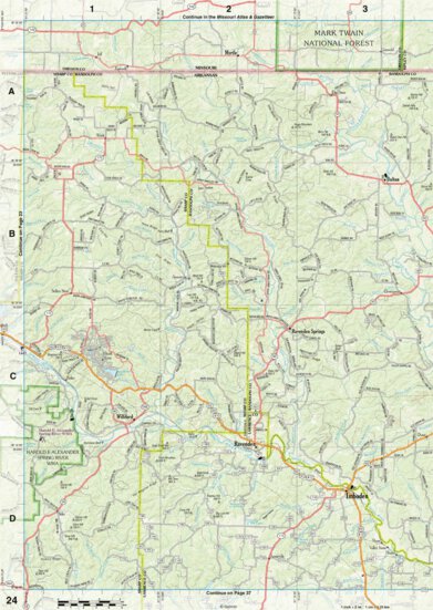 Arkansas Atlas & Gazetteer Page 24 Preview 1
