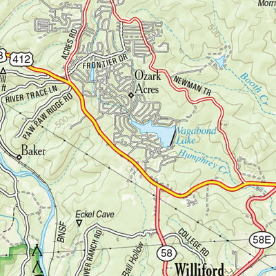 Arkansas Atlas & Gazetteer Page 24 Preview 3