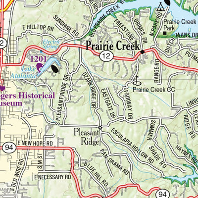 Arkansas Atlas & Gazetteer Page 16 Preview 2