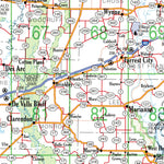 Arkansas Atlas & Gazetteer Oveview Map Preview 3
