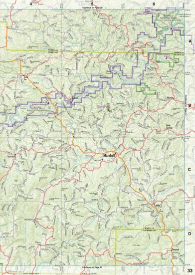 Arkansas Atlas & Gazetteer Page 33 Preview 1
