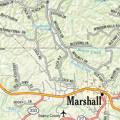 Arkansas Atlas & Gazetteer Page 33 Preview 2