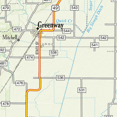 Arkansas Atlas & Gazetteer Page 27 Preview 2