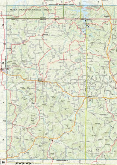 Arkansas Atlas & Gazetteer Page 18 Preview 1