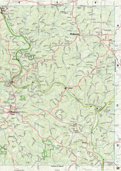 Arkansas Atlas & Gazetteer Page 35 Preview 1