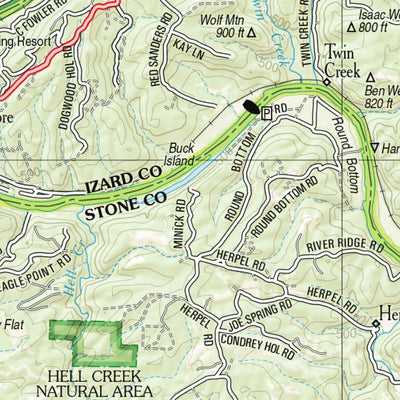 Arkansas Atlas & Gazetteer Page 35 Preview 3