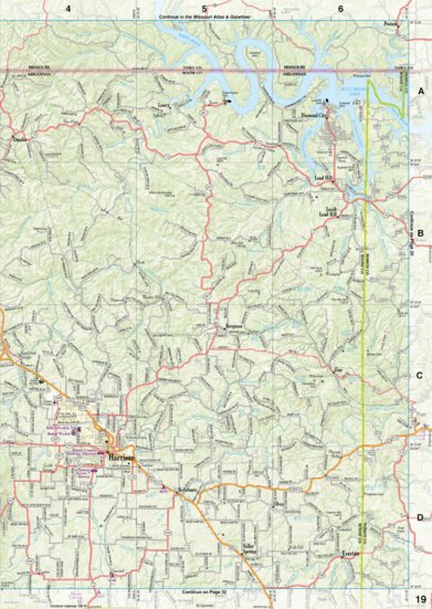 Arkansas Atlas & Gazetteer Page 19 Preview 1