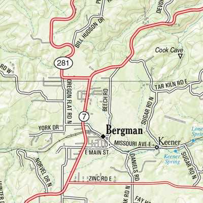 Arkansas Atlas & Gazetteer Page 19 Preview 2