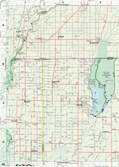 Arkansas Atlas & Gazetteer Page 40 Preview 1