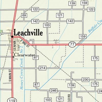 Arkansas Atlas & Gazetteer Page 40 Preview 2