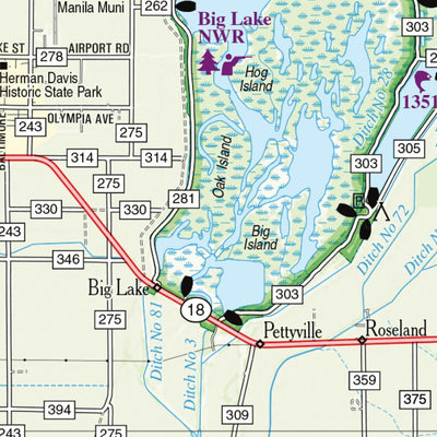 Arkansas Atlas & Gazetteer Page 40 Preview 3