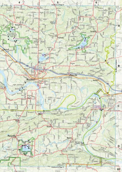Arkansas Atlas & Gazetteer Page 61 Preview 1