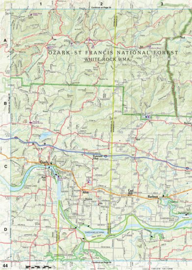 Arkansas Atlas & Gazetteer Page 44 Preview 1
