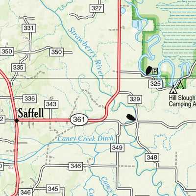 Arkansas Atlas & Gazetteer Page 37 Preview 2
