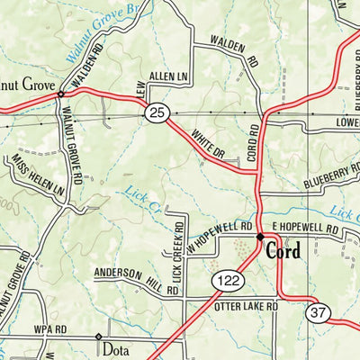 Arkansas Atlas & Gazetteer Page 37 Preview 3
