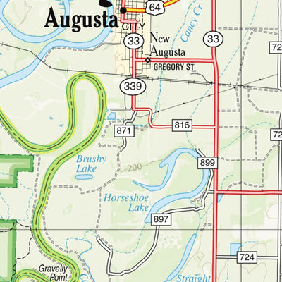 Arkansas Atlas & Gazetteer Page 67 Preview 3