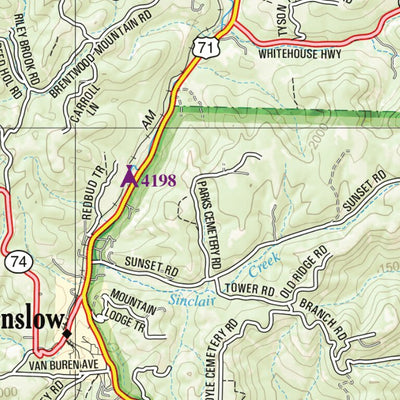 Arkansas Atlas & Gazetteer Page 29 Preview 3