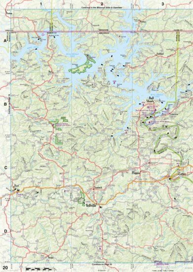 Arkansas Atlas & Gazetteer Page 20 Preview 1