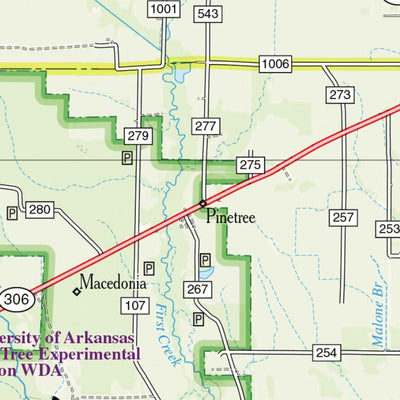 Arkansas Atlas & Gazetteer Page 68 Preview 2