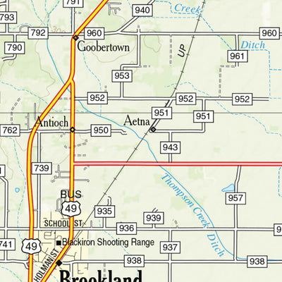 Arkansas Atlas & Gazetteer Page 39 Preview 2