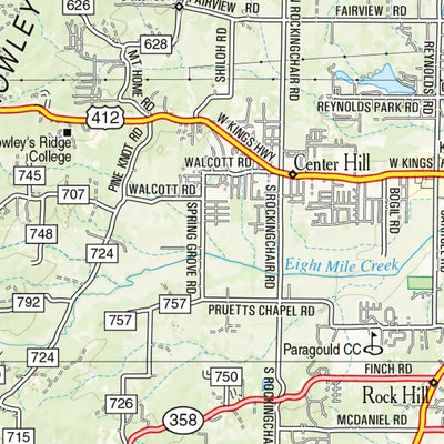 Arkansas Atlas & Gazetteer Page 39 Preview 3