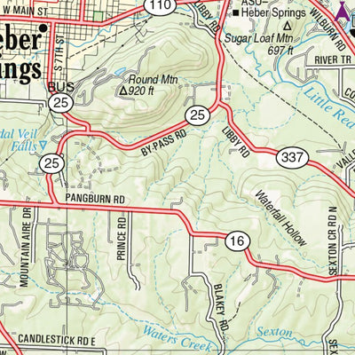 Arkansas Atlas & Gazetteer Page 49 Preview 3