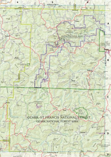 Arkansas Atlas & Gazetteer Page 31 Preview 1