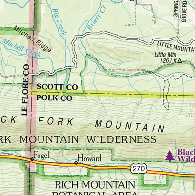 Arkansas Atlas & Gazetteer Page 72 Preview 2