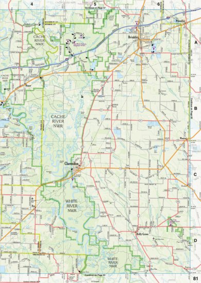 Arkansas Atlas & Gazetteer Page 81 Preview 1