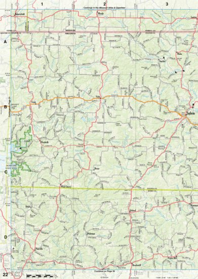 Arkansas Atlas & Gazetteer Page 22 Preview 1