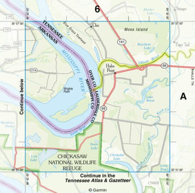 Arkansas Atlas & Gazetteer Page 41 Inset Preview 1