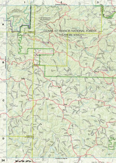 Arkansas Atlas & Gazetteer Page 34 Preview 1