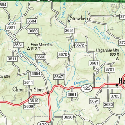 Arkansas Atlas & Gazetteer Page 45 Preview 2