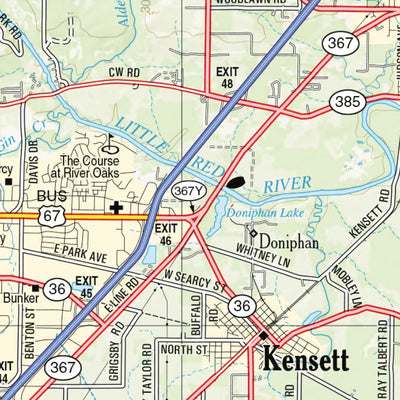 Arkansas Atlas & Gazetteer Page 66 Preview 3