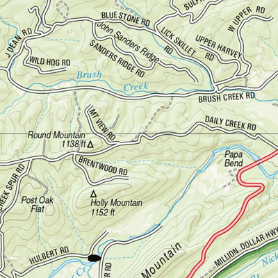 Arkansas Atlas & Gazetteer Page 74 Preview 3