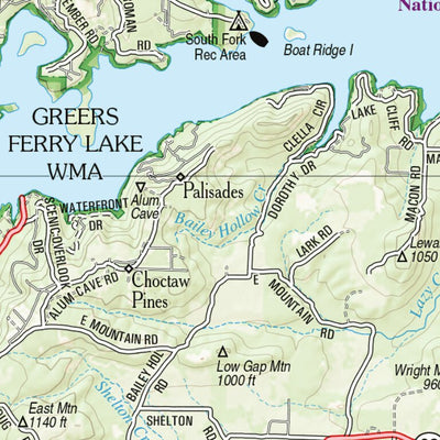 Arkansas Atlas & Gazetteer Page 48 Preview 2