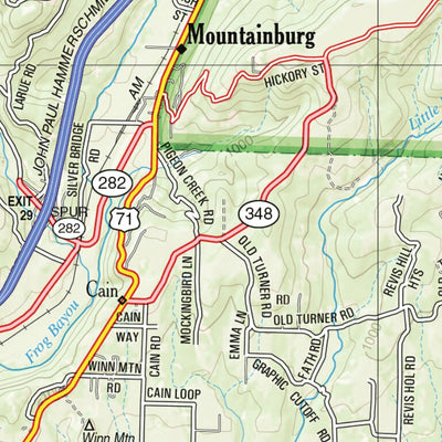 Arkansas Atlas & Gazetteer Page 43 Preview 3