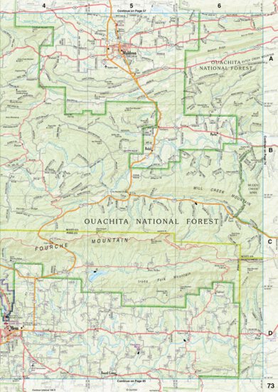 Arkansas Atlas & Gazetteer Page 73 Preview 1