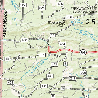 Arkansas Atlas & Gazetteer Page 84 Preview 2