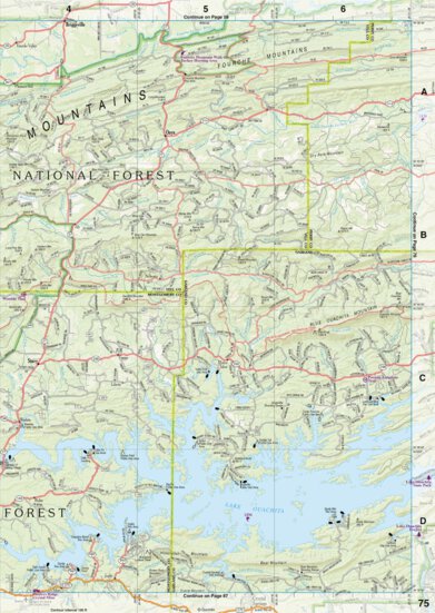 Arkansas Atlas & Gazetteer Page 75 Preview 1