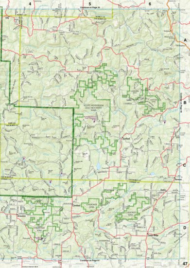 Arkansas Atlas & Gazetteer Page 47 Preview 1