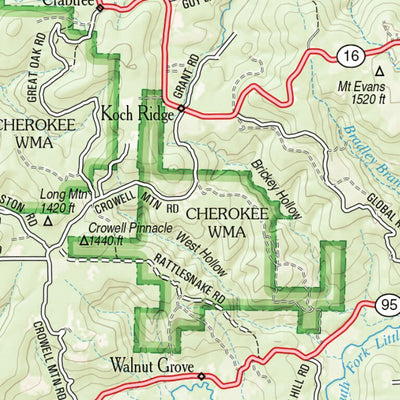 Arkansas Atlas & Gazetteer Page 47 Preview 3