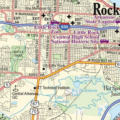 Arkansas Atlas & Gazetteer Page 78 Preview 2
