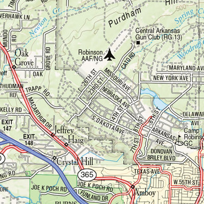 Arkansas Atlas & Gazetteer Page 78 Preview 3