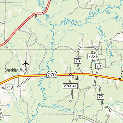 Arkansas Atlas & Gazetteer Page 90 Preview 2