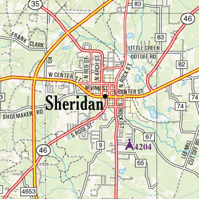 Arkansas Atlas & Gazetteer Page 90 Preview 3