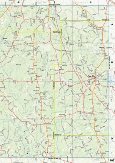 Arkansas Atlas & Gazetteer Page 103 Preview 1
