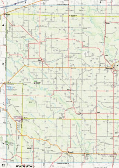 Arkansas Atlas & Gazetteer Page 82 Preview 1
