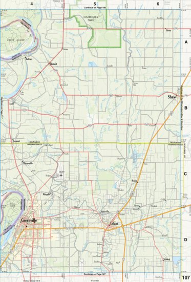 Arkansas Atlas & Gazetteer Page 107 Preview 1