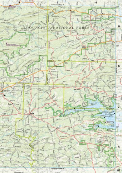 Arkansas Atlas & Gazetteer Page 87 Preview 1